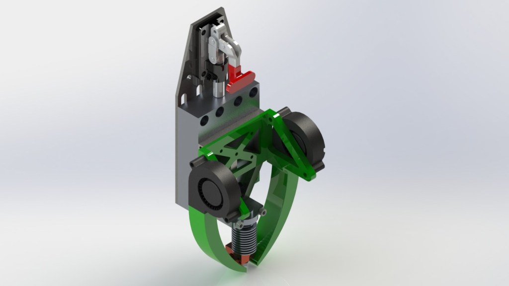 Head Assembly CAD - Isometric View