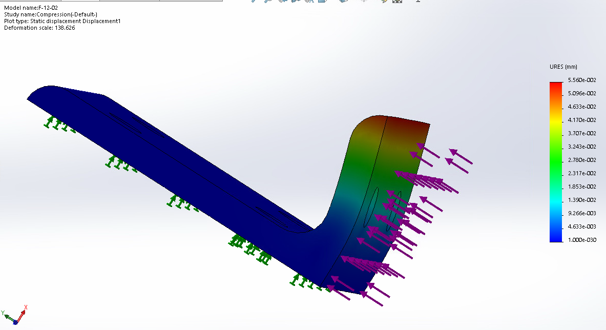 Finite Element Analysis - Build Plate Bracket