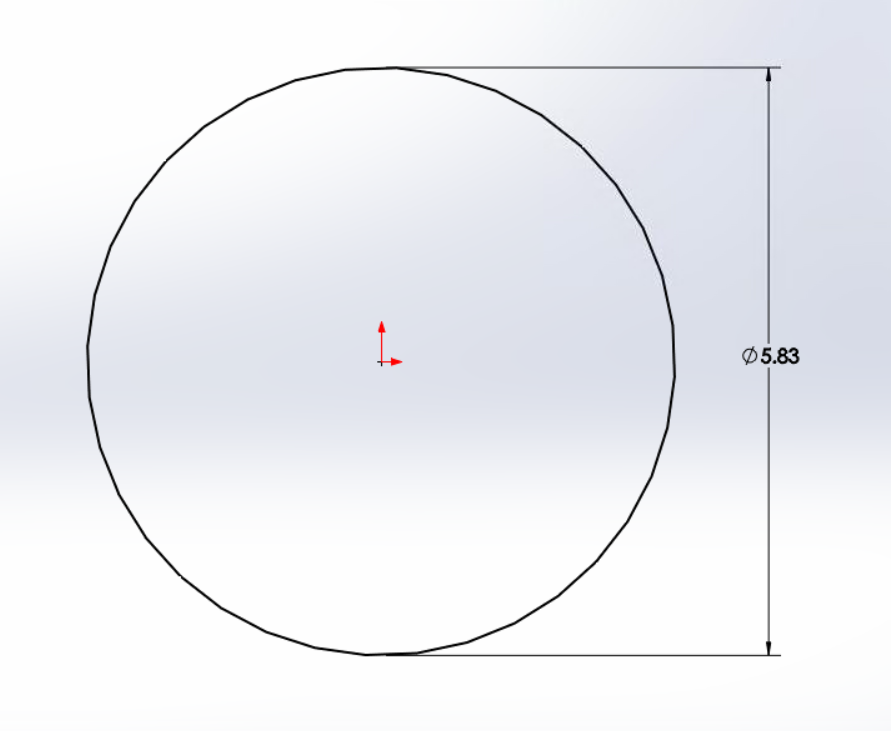 Circular Rod Cross Section