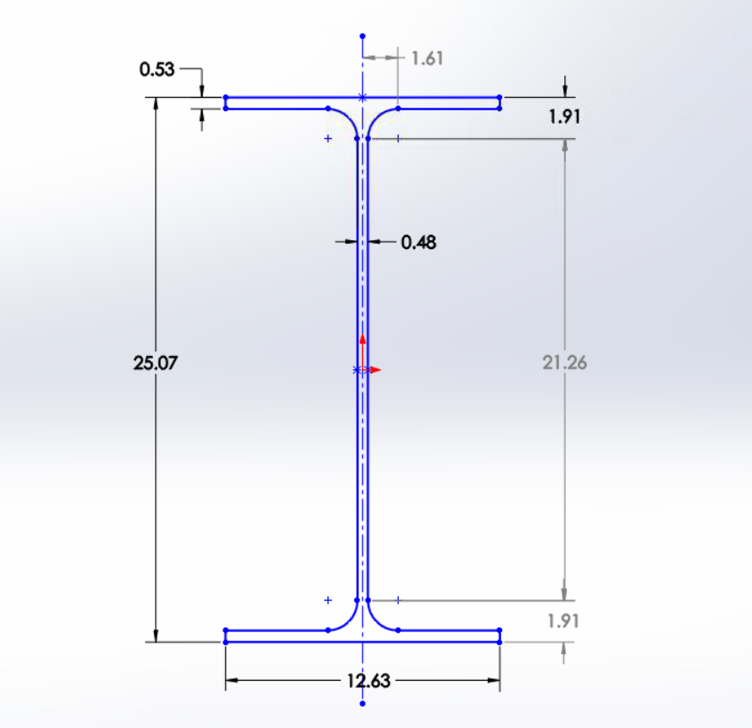 I-Beam Cross Section