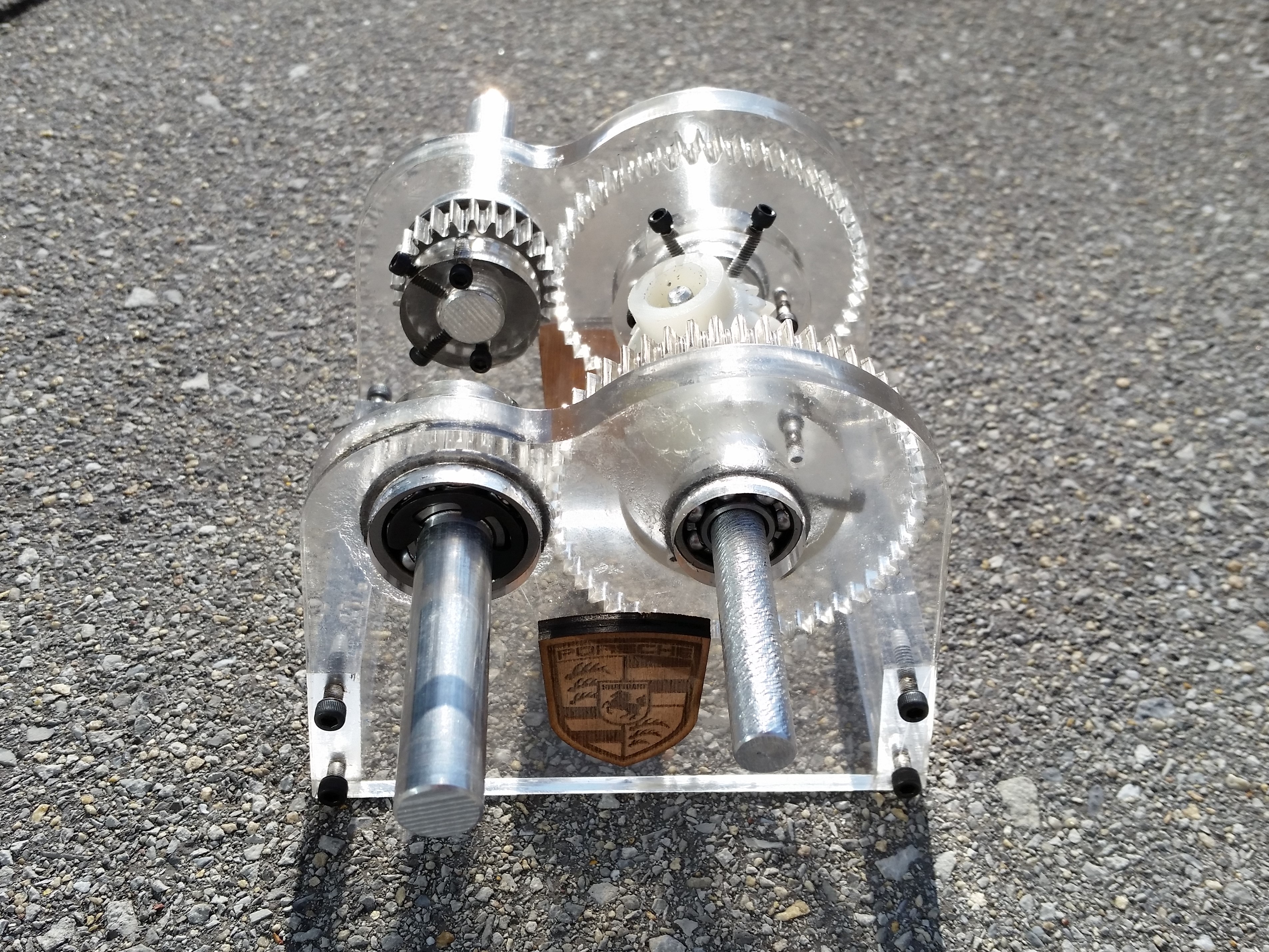 Differential Gearbox Fabricated - Side View