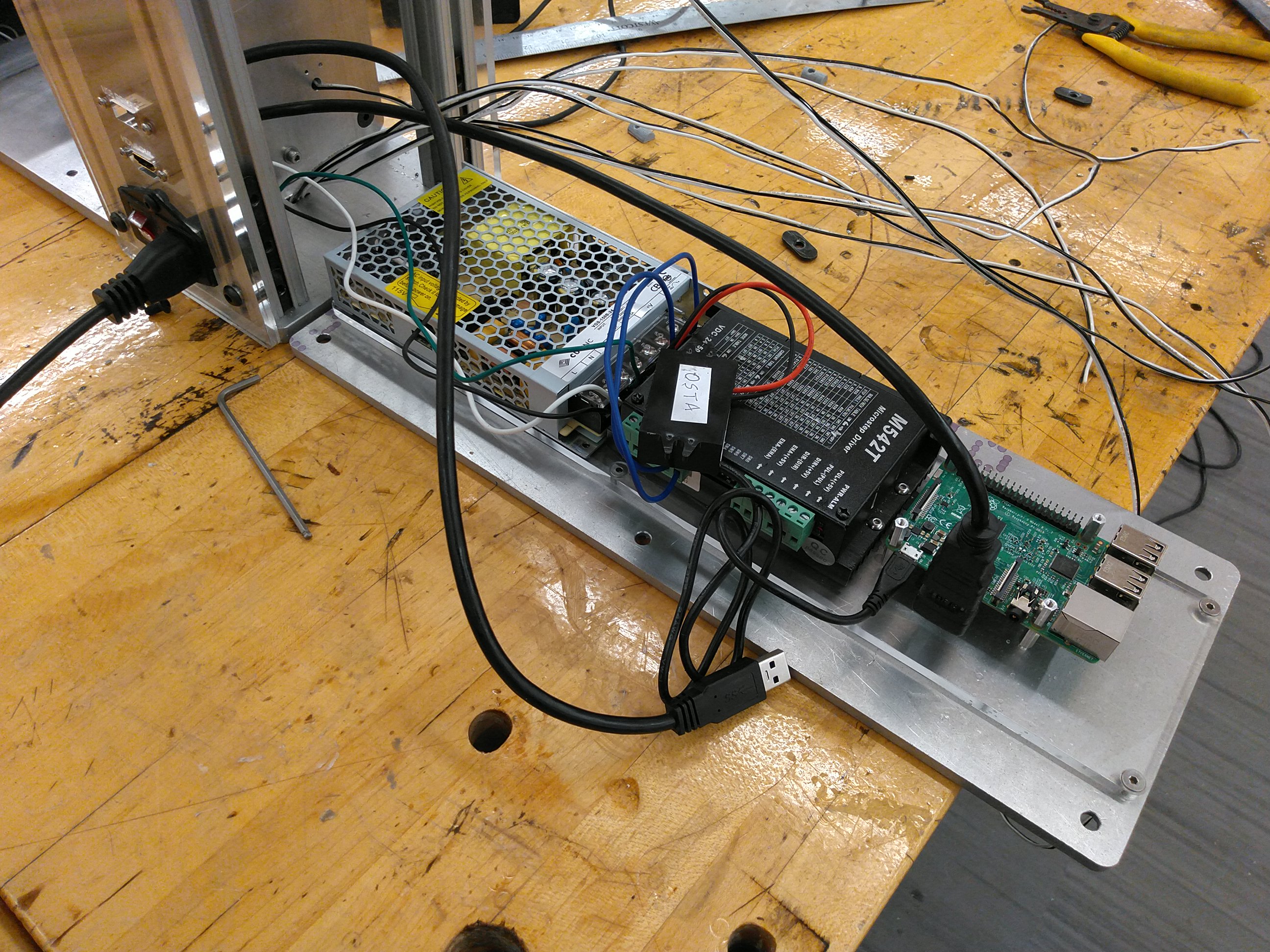 Fabricated Device - Electronics Mounting Plate